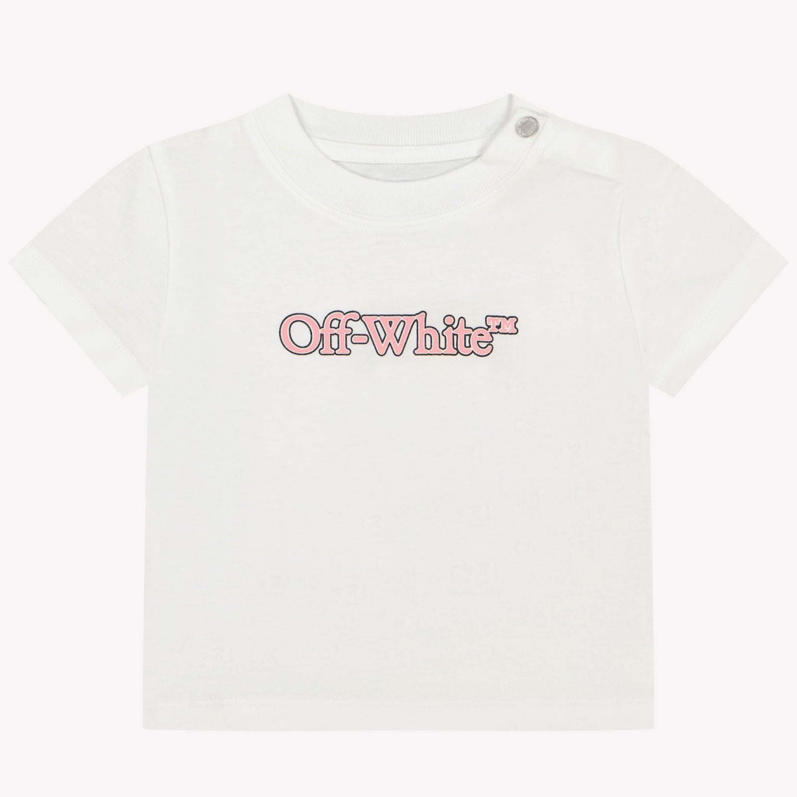 Off-White Baby Mädchen T-Shirt in Weiß