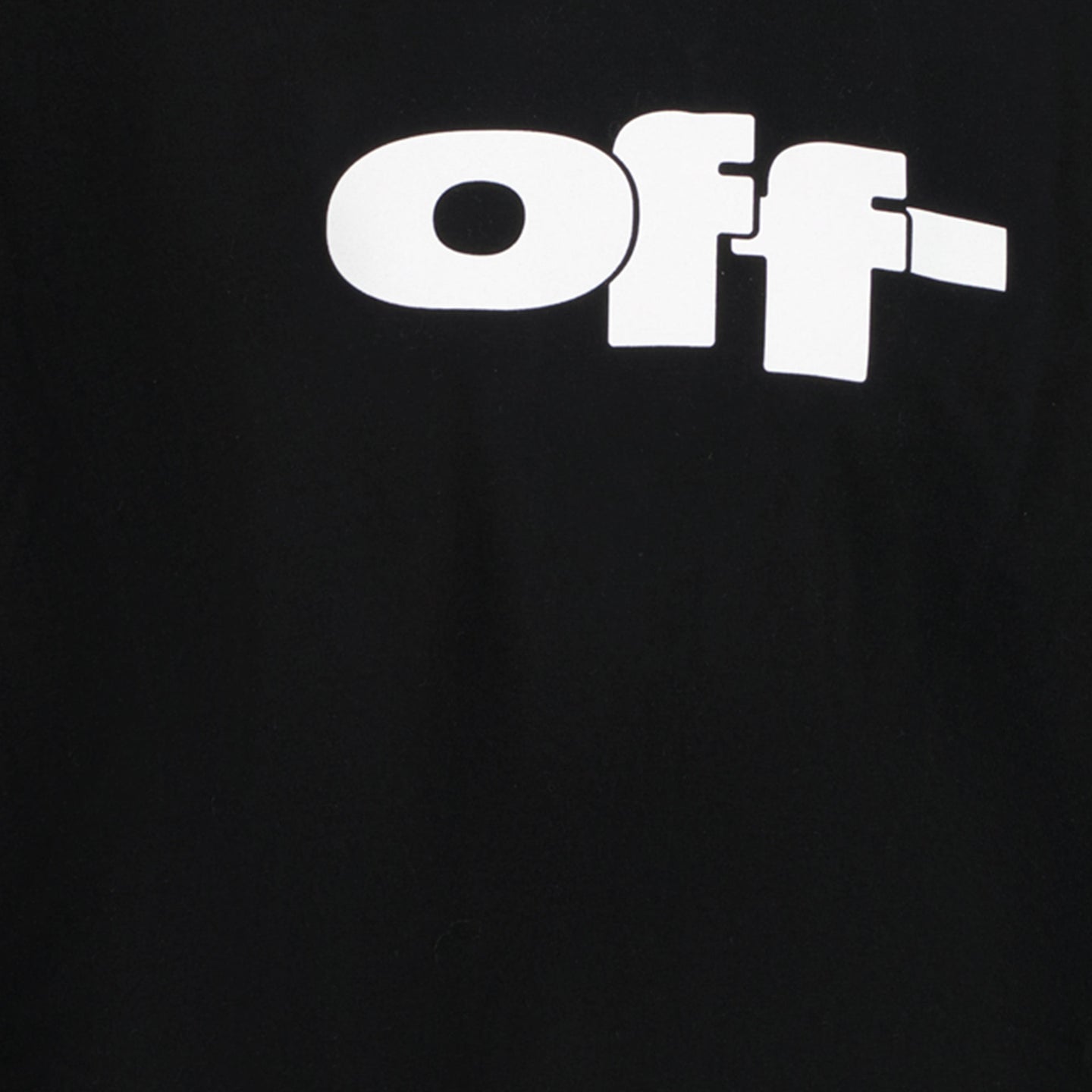 Off-White Camiseta de chicos Black