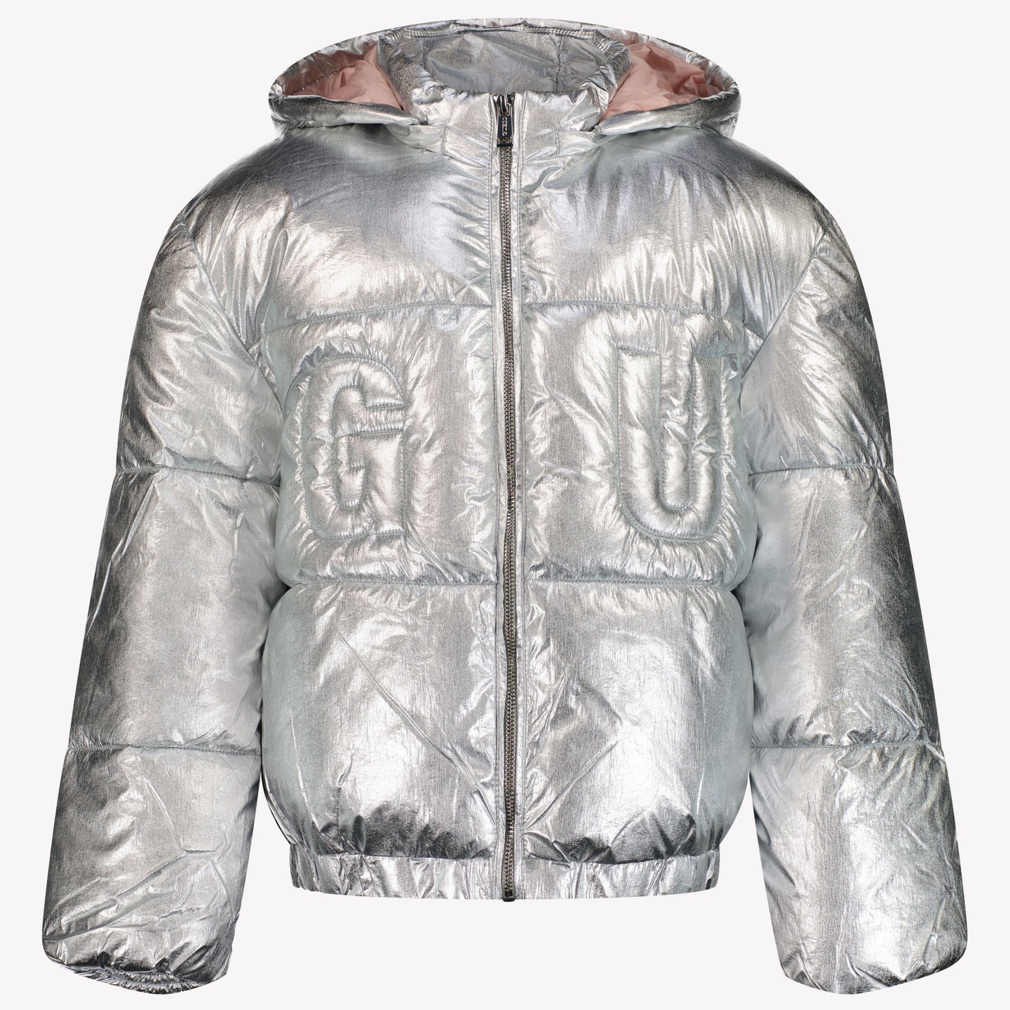 Guess Kind Mädchen Winterjacke Silber