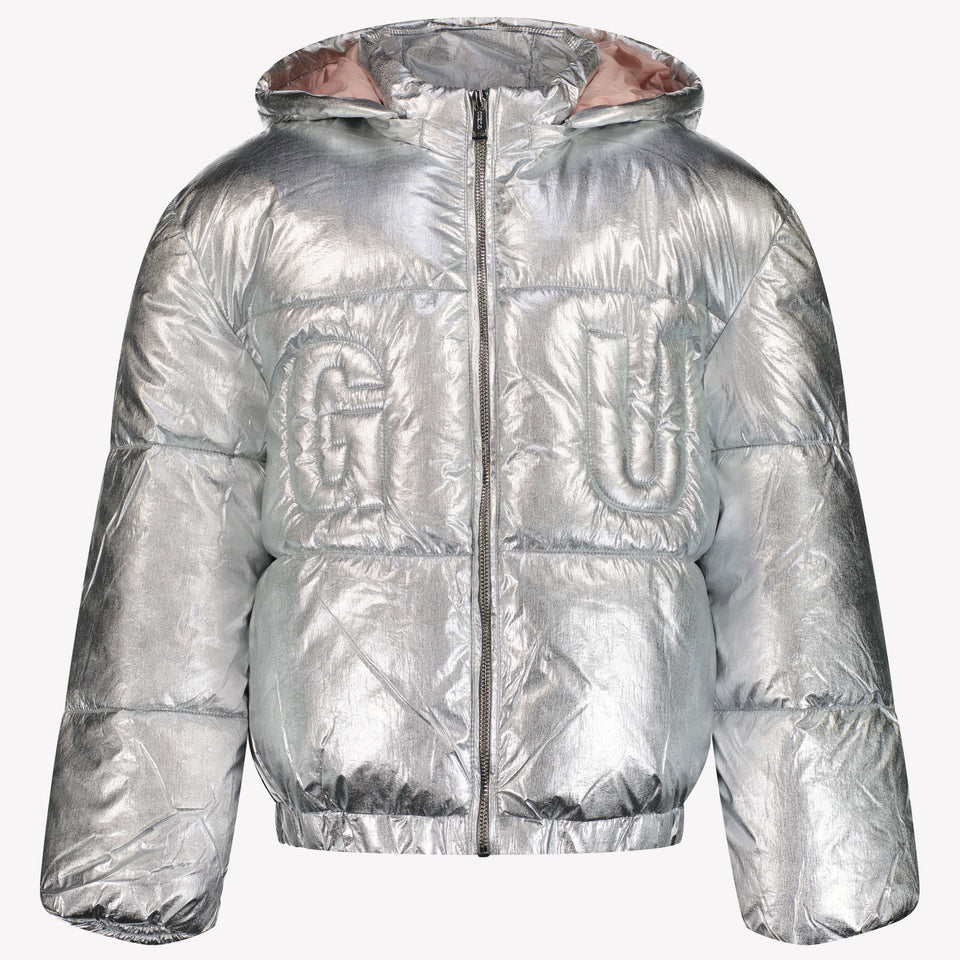 Guess Enfant Filles Veste d'hiver Argent