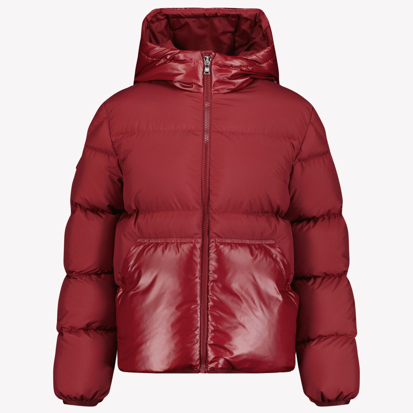 Moncler Barin Garçons Veste d'hiver Bordeaux