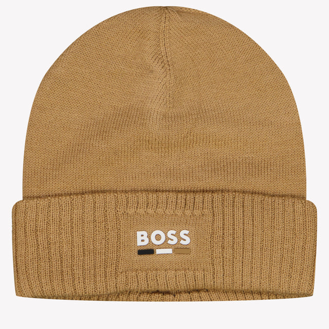 Boss Bebé Chicos Abrigo Beige