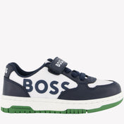 Boss Kids Boys Sneakers Navy