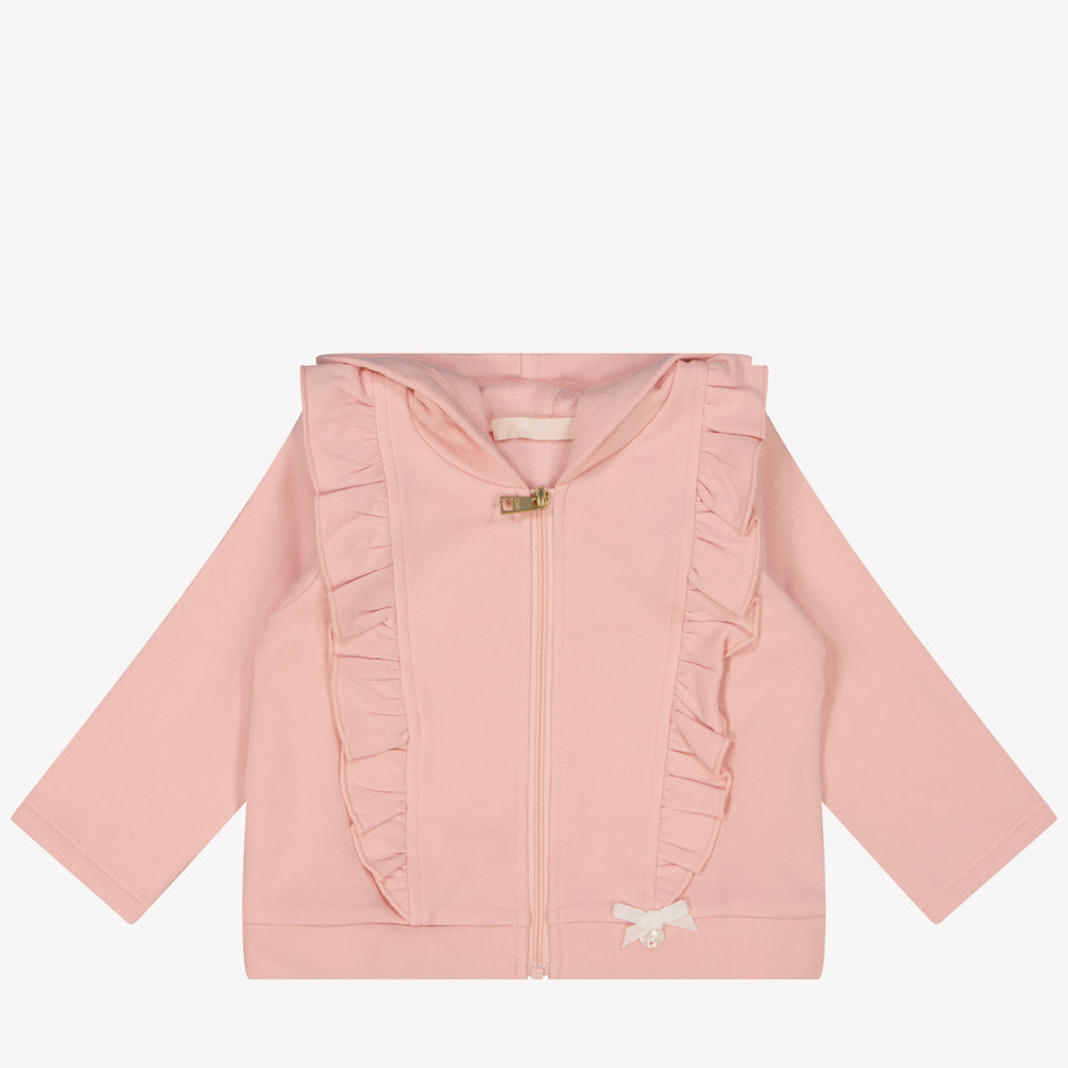 Liu Jo bébé Filles Gilet Rose Léger