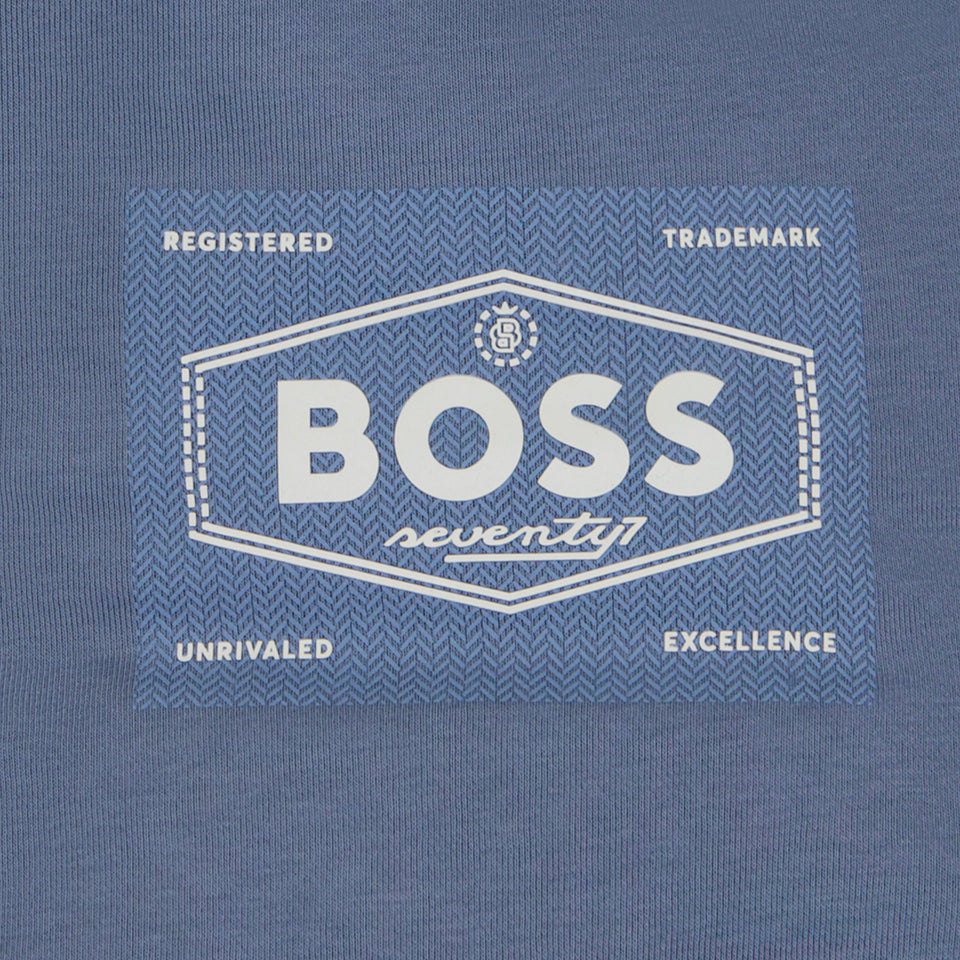 Boss Bébé Garçons Pull-over Bleu Clair