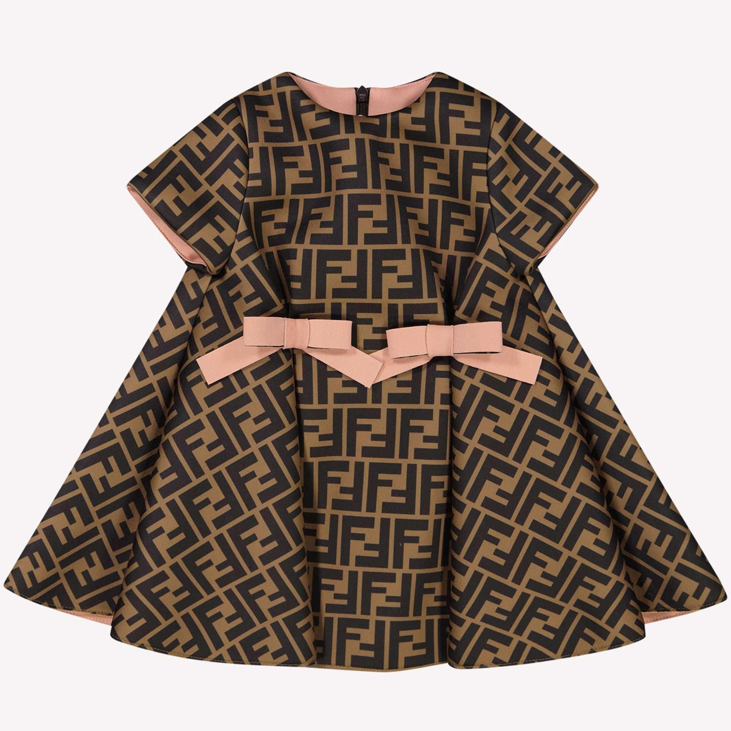 Fendi Bébé Filles Robe Marron