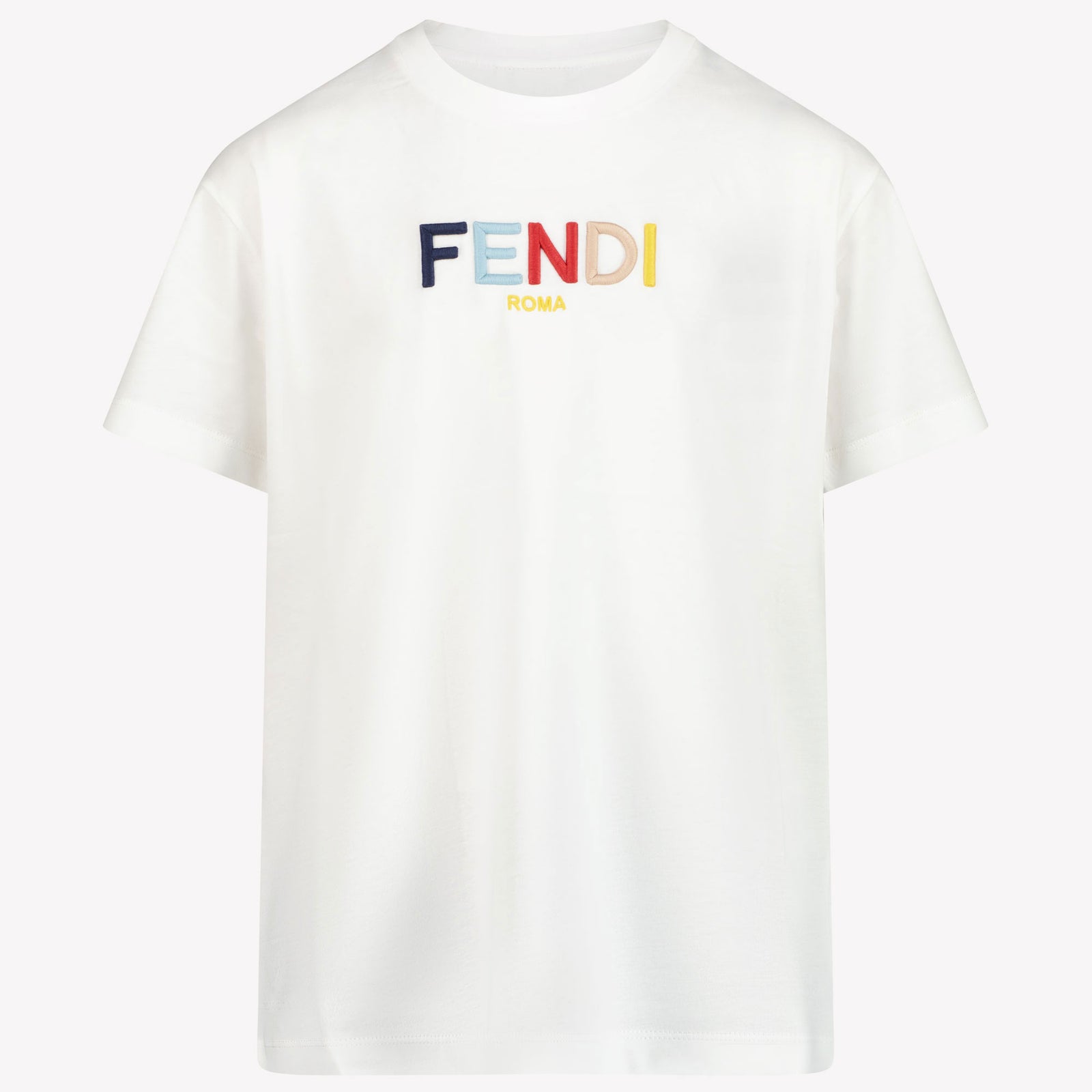 Fendi Niño Unisex Camiseta Blanco