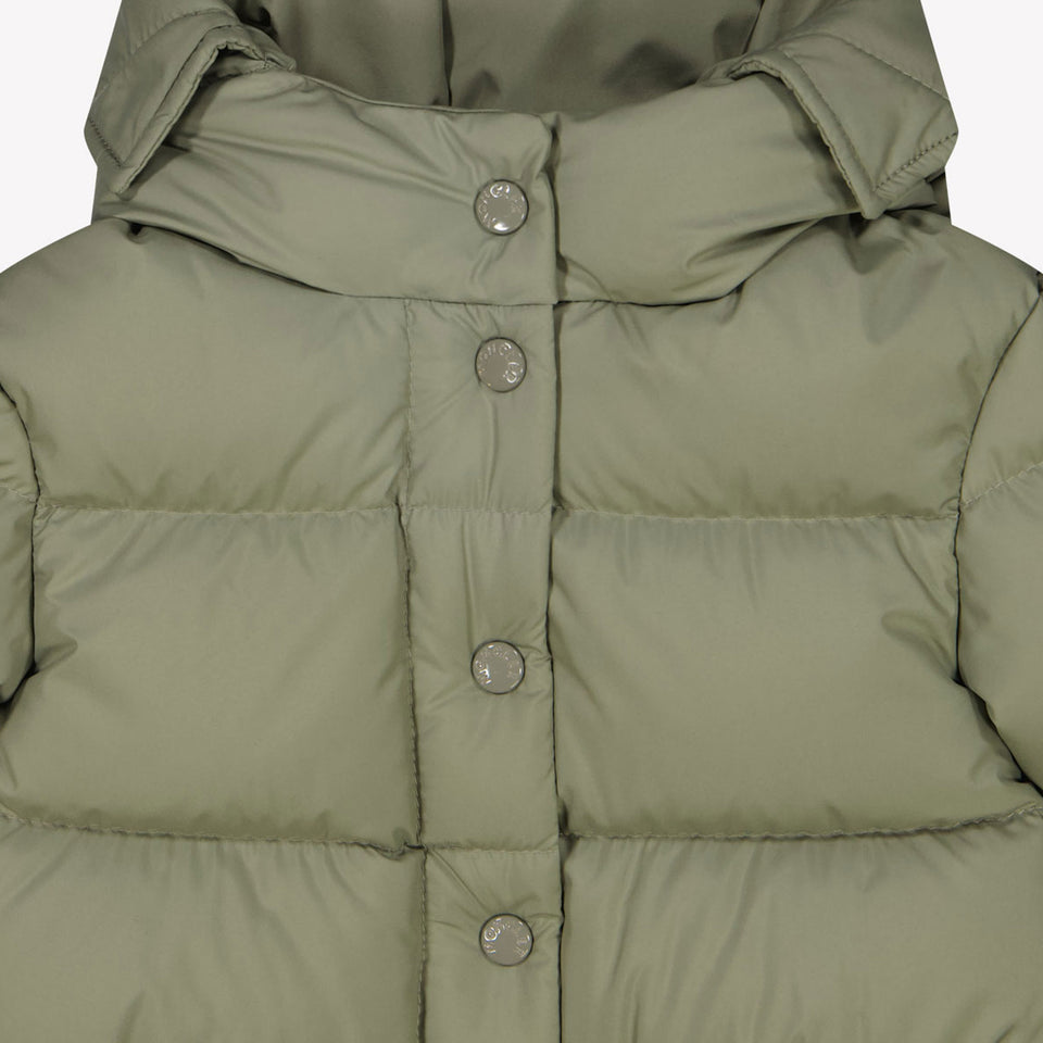 Moncler Baby Mädchen Winterjacke Olivgrün