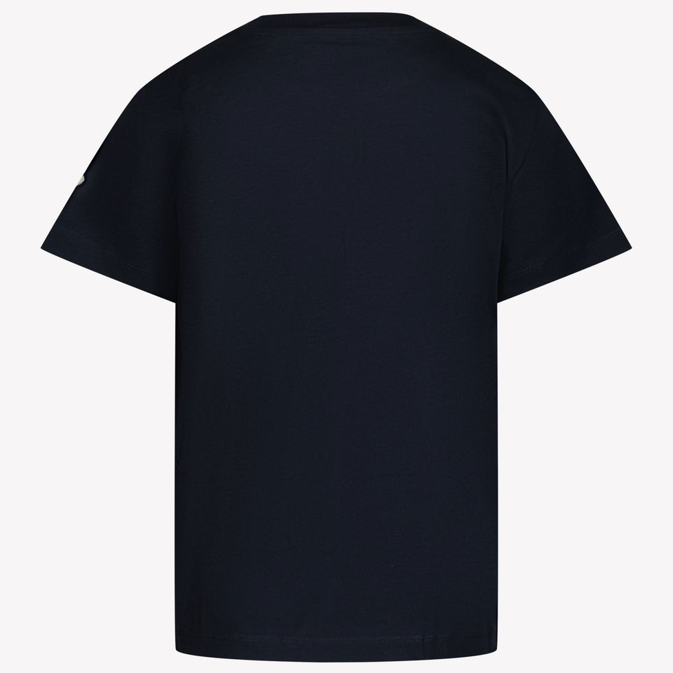 Moncler Chicos Camiseta Navy