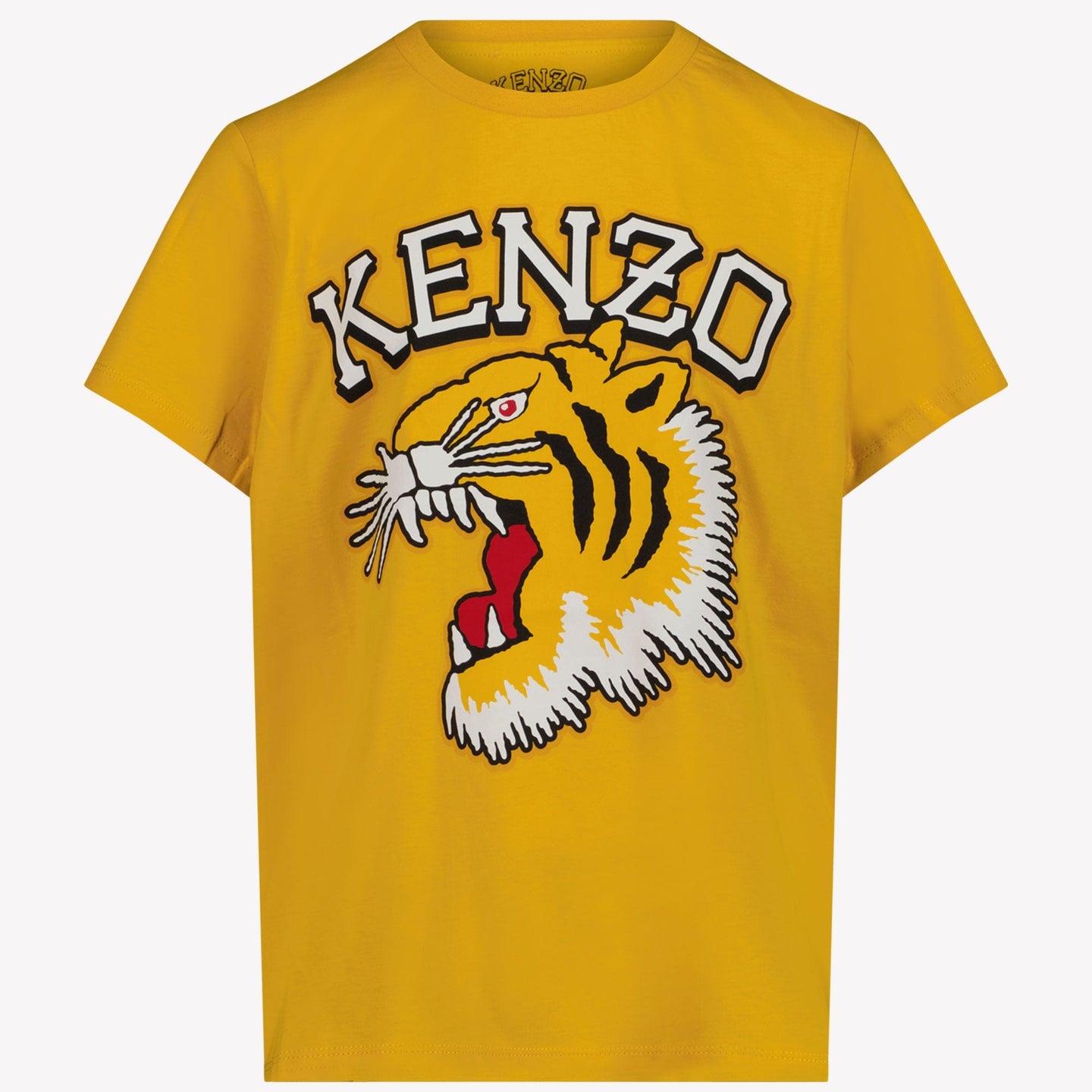 Kenzo Kids Unisex T-shirt Geel 4Y