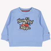 Tommy Hilfiger Baby unisex suéter azul