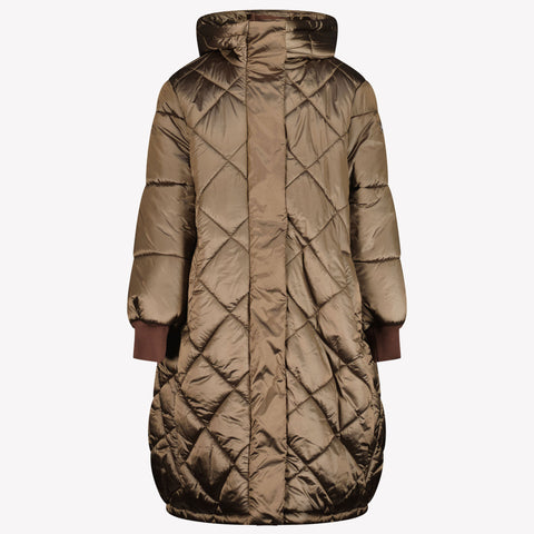 MonnaLisa Filles Veste d'hiver Marron