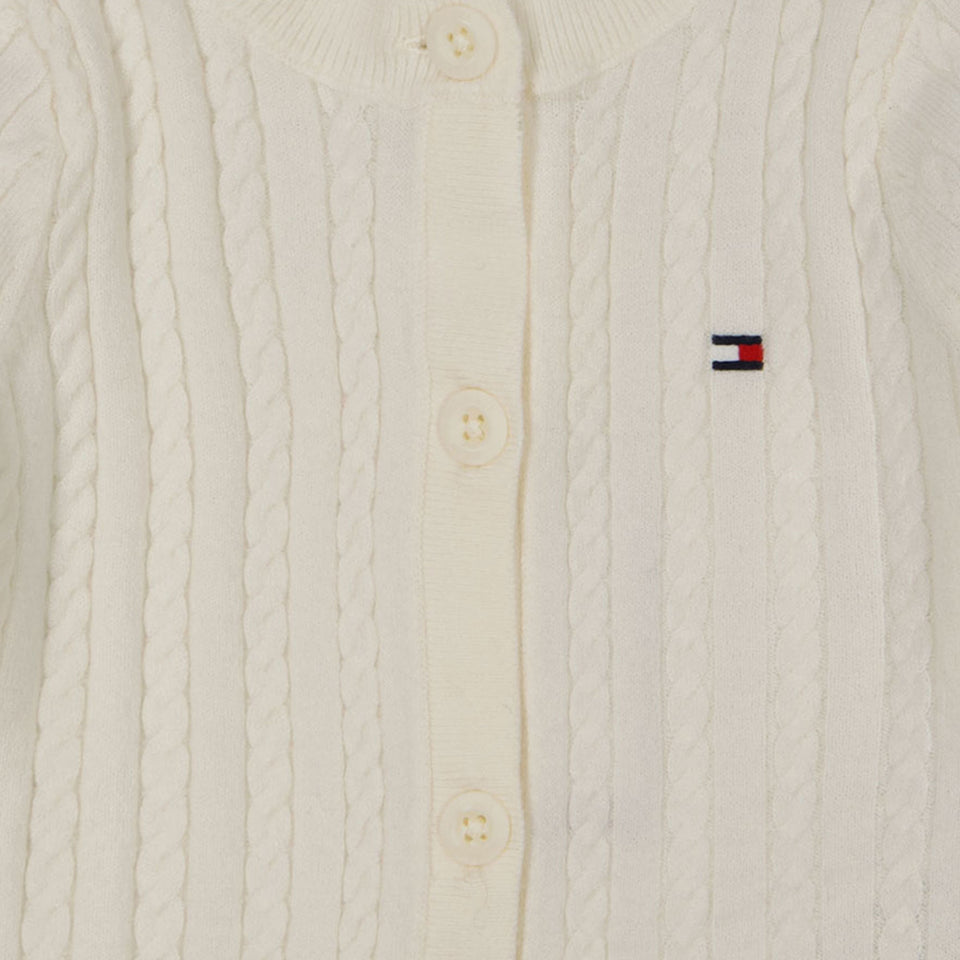 Tommy Hilfiger Bambino Ragazze Maglia Off White