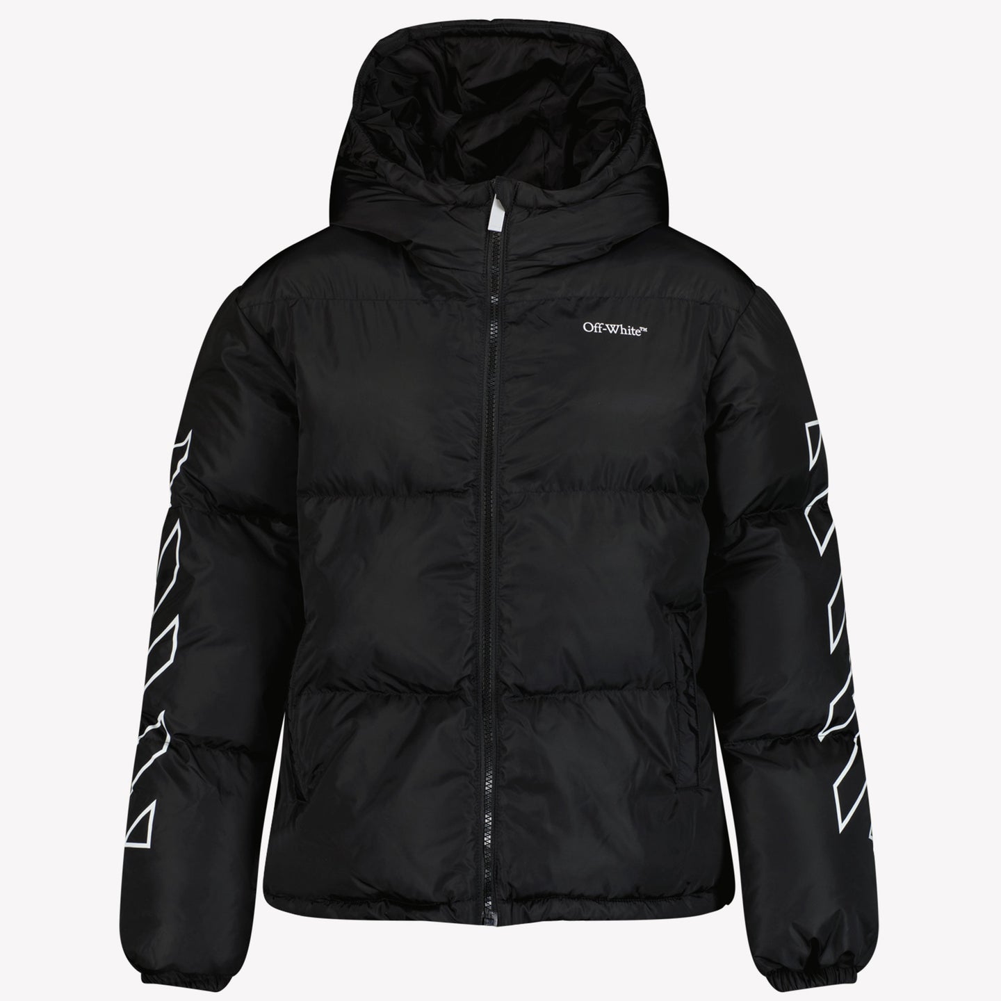 Off-White Chaqueta de invierno de niños Negro