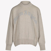 Palm Angels Girls sweater Silver