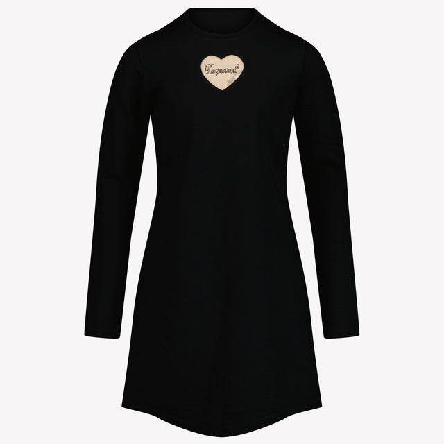 Dsquared2 Filles Robe Noir