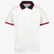 Moncler Ragazzo Ragazzi Polo Bianco