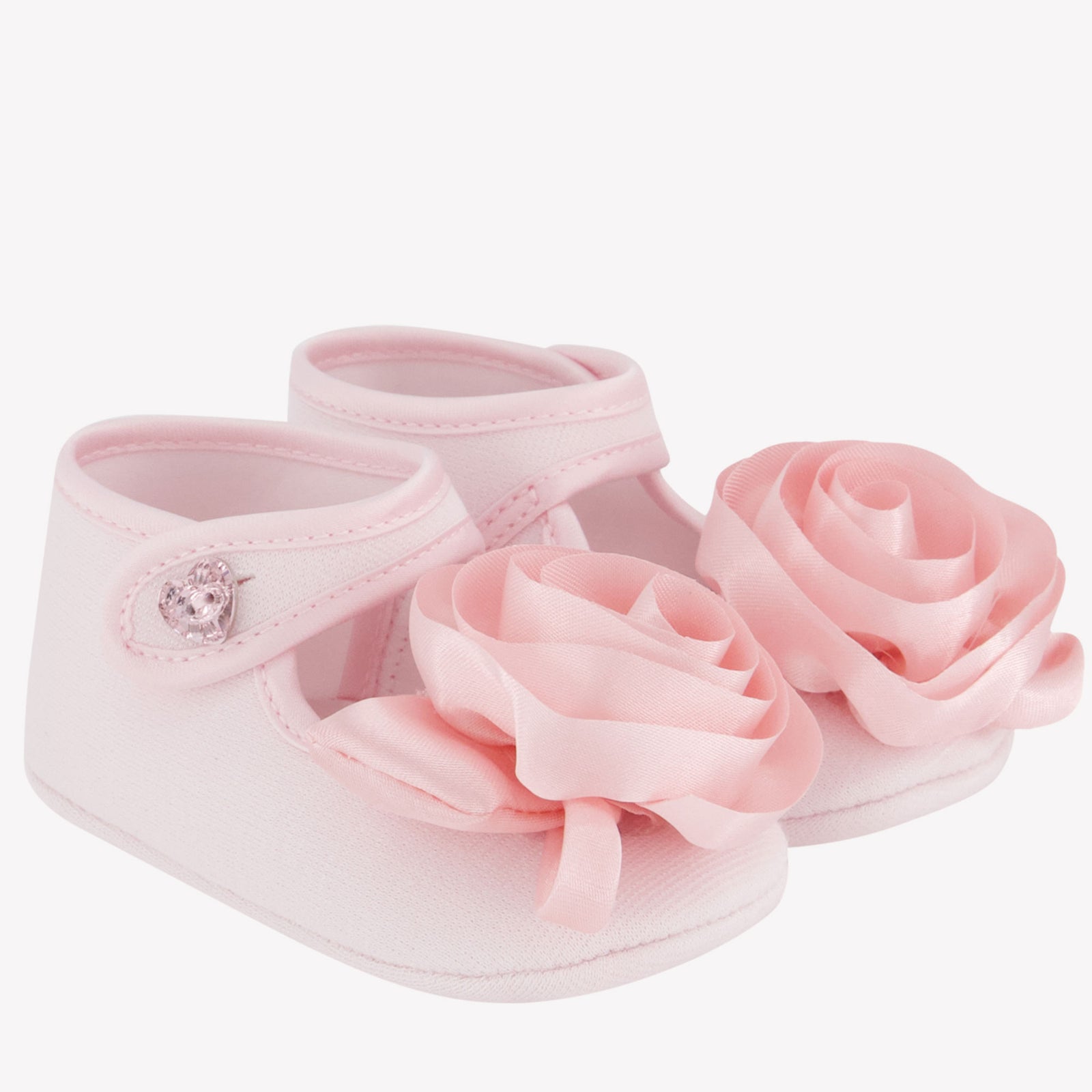MonnaLisa Zapatos de niñas de bebé rosa claro
