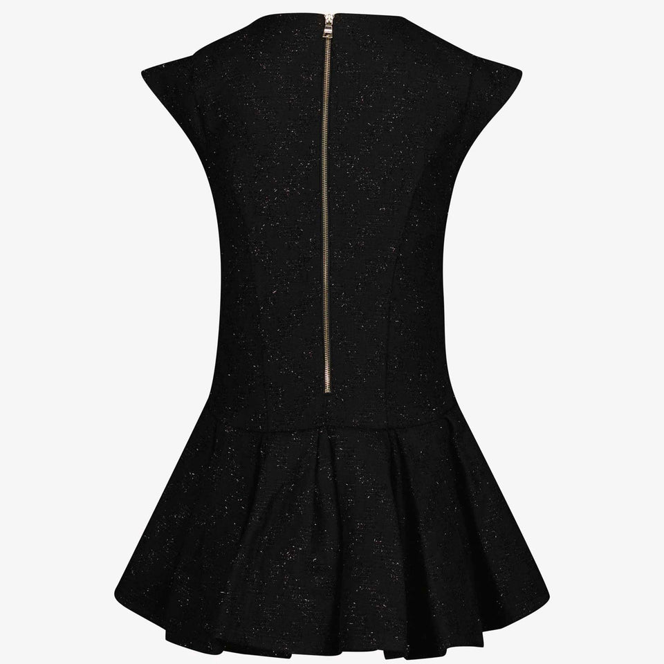 Balmain Chicas Vestido Negro