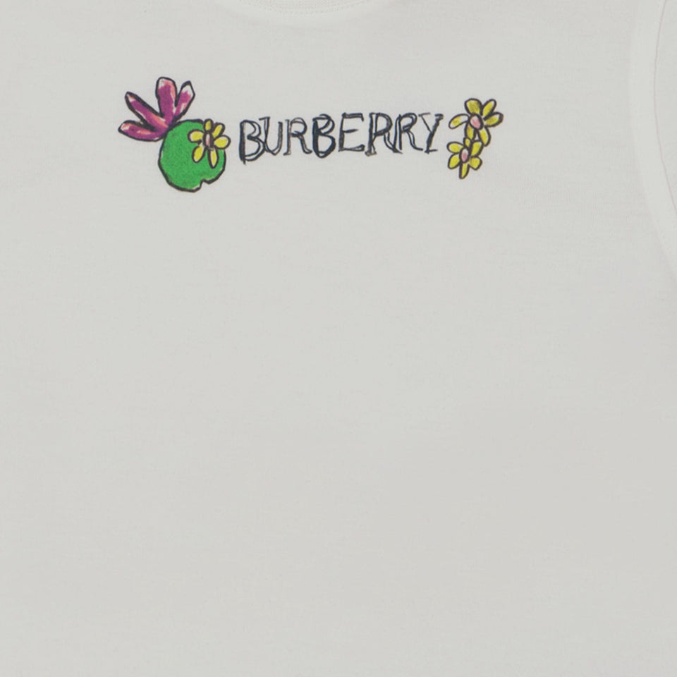 Burberry Baby Meisjes T-shirt Wit