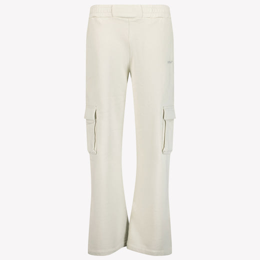 Off-White Niño Chicas Pantalones Gris Claro