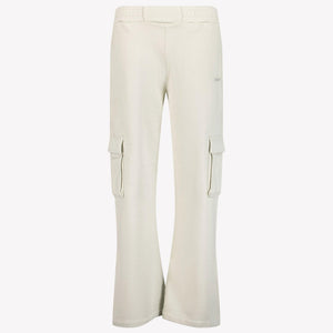 Off-White Kinder Mädchen Hose Hellgrau