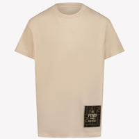 Fendi Unisexe T-shirt Beige