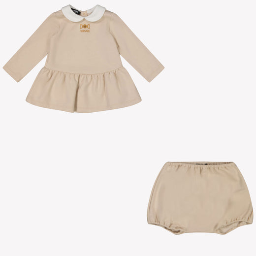 Versace Baby Mädchen Kleid Beige