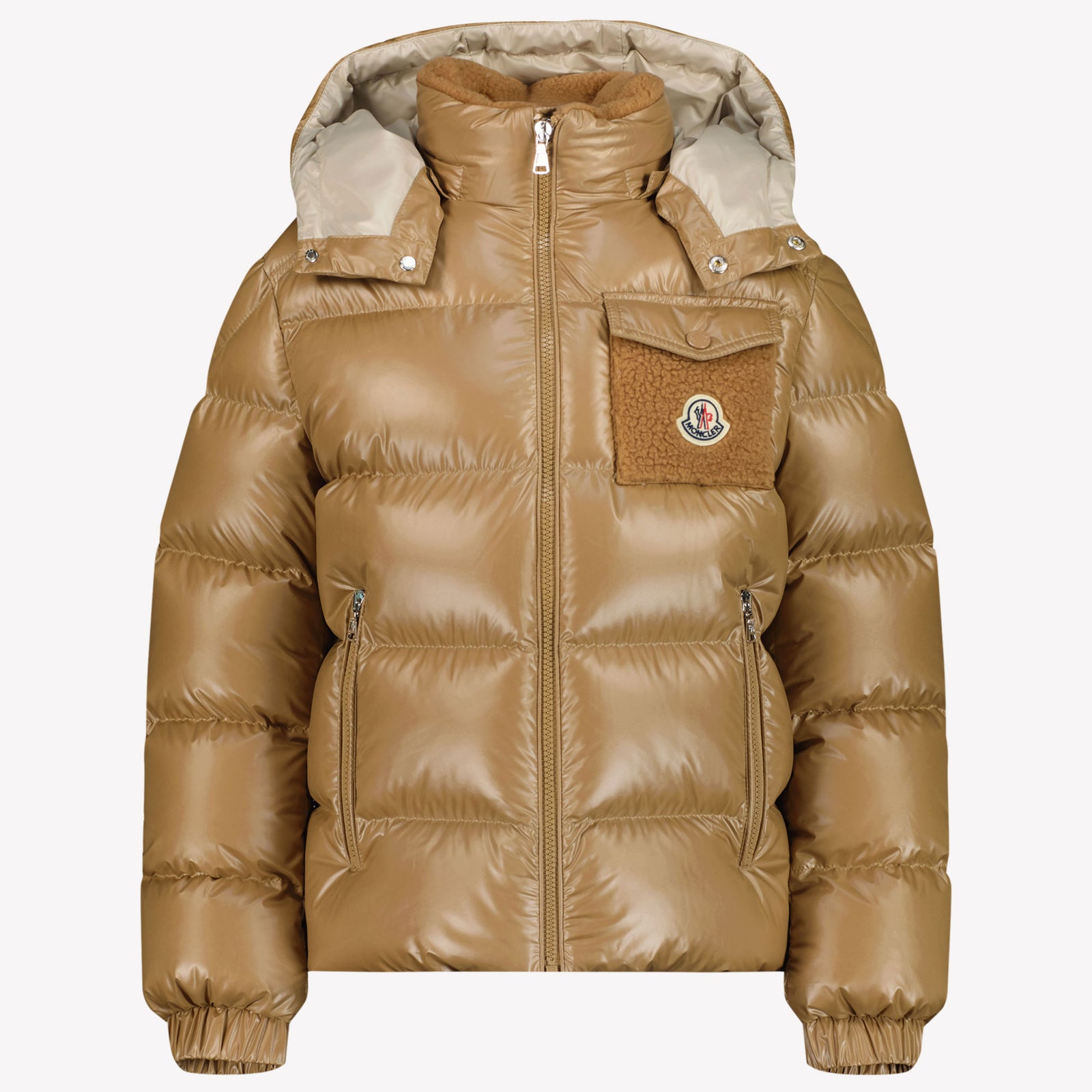 Moncler Navidad Chicos Abrigo de invierno Beige