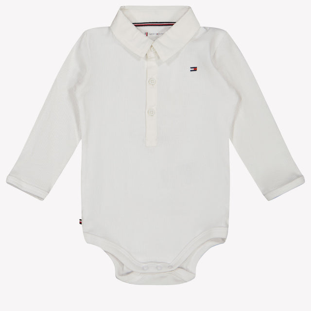 Tommy Hilfiger Baby Unisex Strampler Weiß