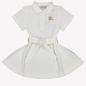 Burberry Astrid Baby Girls Dress  White