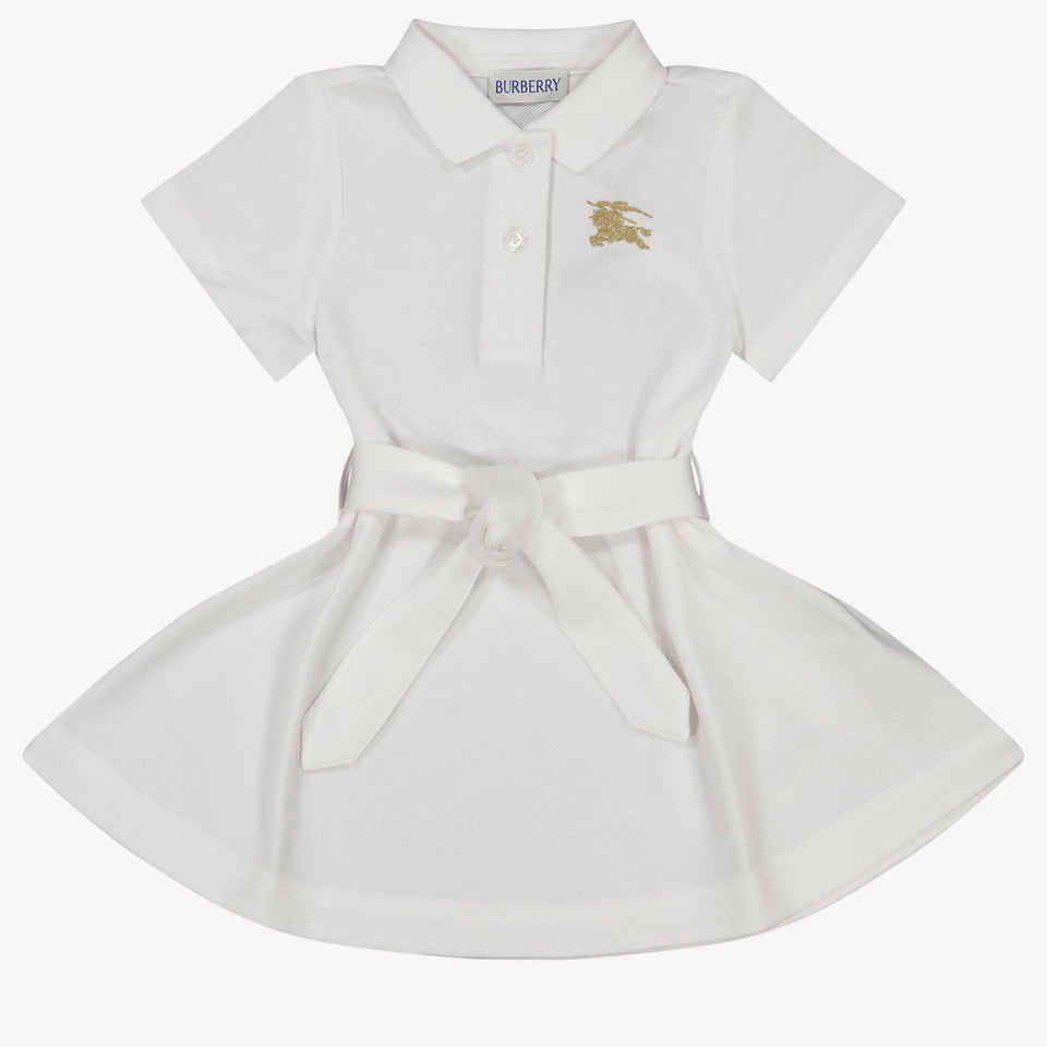 Burberry Astrid Baby Girls Dress  White