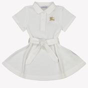 Burberry Astrid bébé Filles Robe Blanc