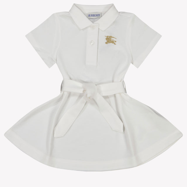 Burberry Astrid bébé Filles Robe Blanc