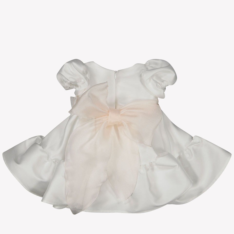 MonnaLisa Bambino Ragazze Vestito Off White