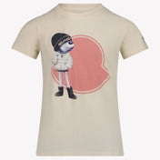 Moncler Girls T-Shirt Off White