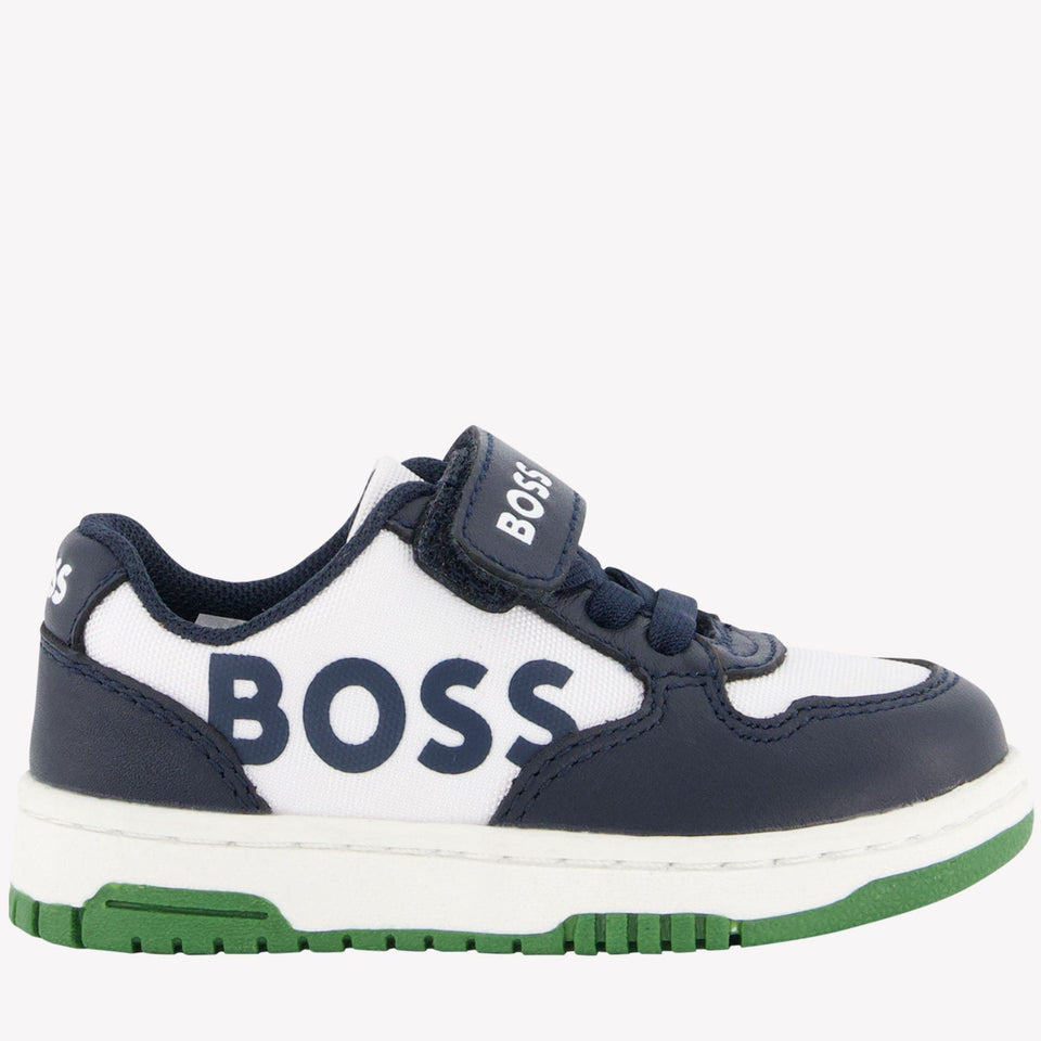 Boss Kinder Jongens Sneakers Navy 20
