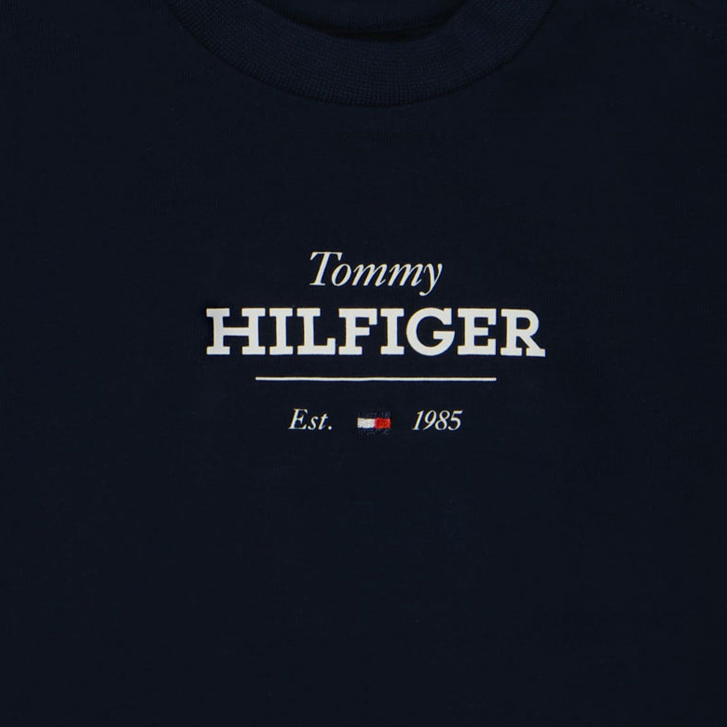 Tommy Hilfiger Bébé Unisexe T-shirt Navy