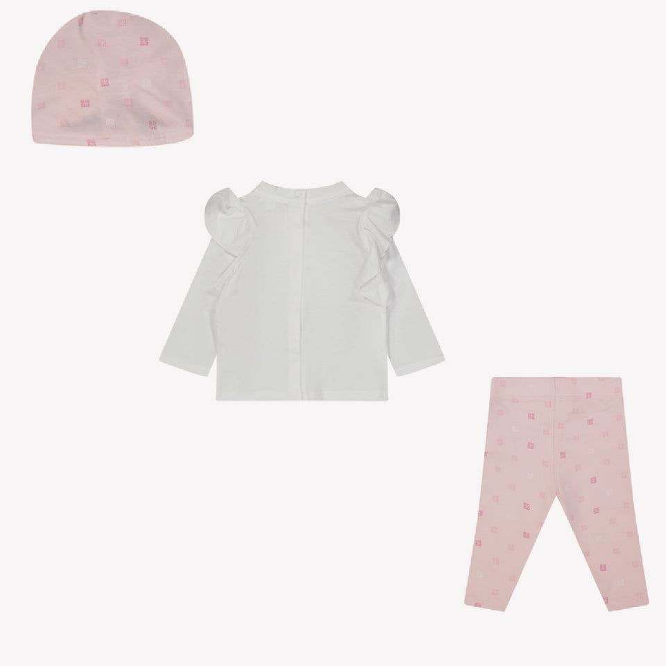 Givenchy Baby Girl Set rosa claro