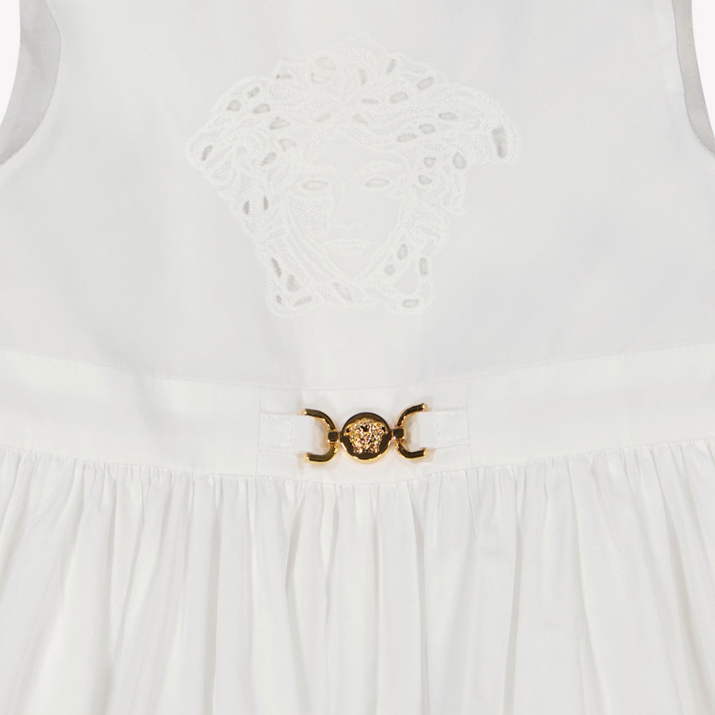 Versace Bébé Filles Robe Blanc