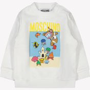 Moschino baby unisex tröja vit