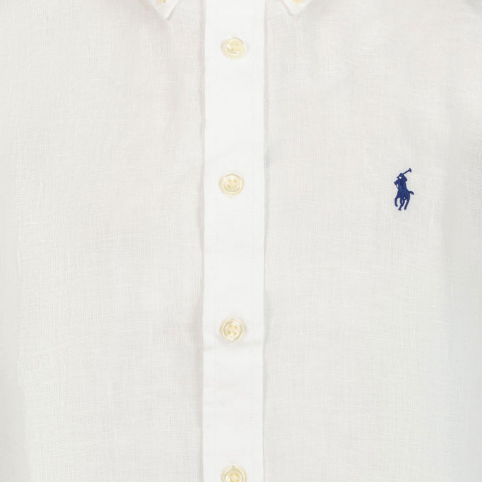 Ralph Lauren Enfant Garçons Chemisier Blanc