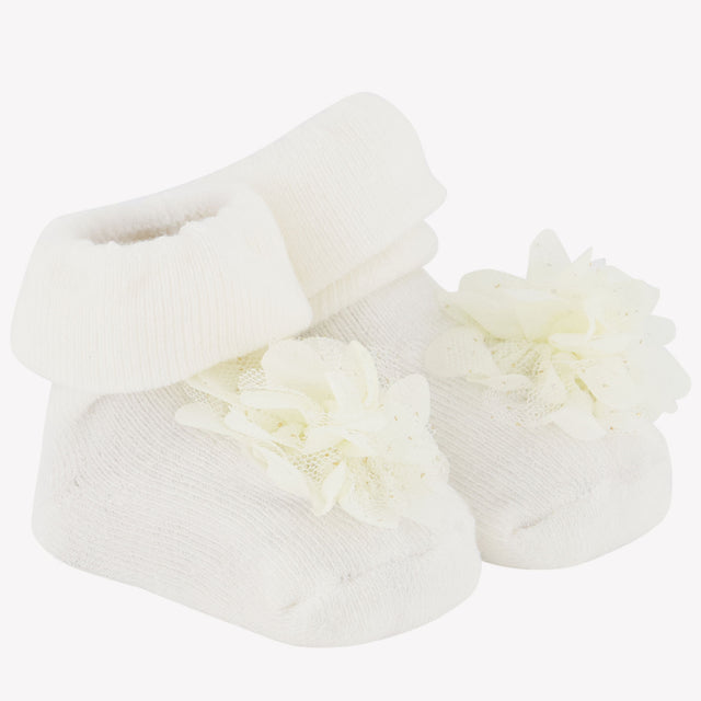 Mayoral Bébé Filles Chaussettes de blanc