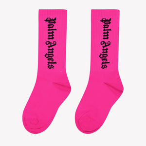 Palm Angels Enfant Filles Chaussettes Fuchsia