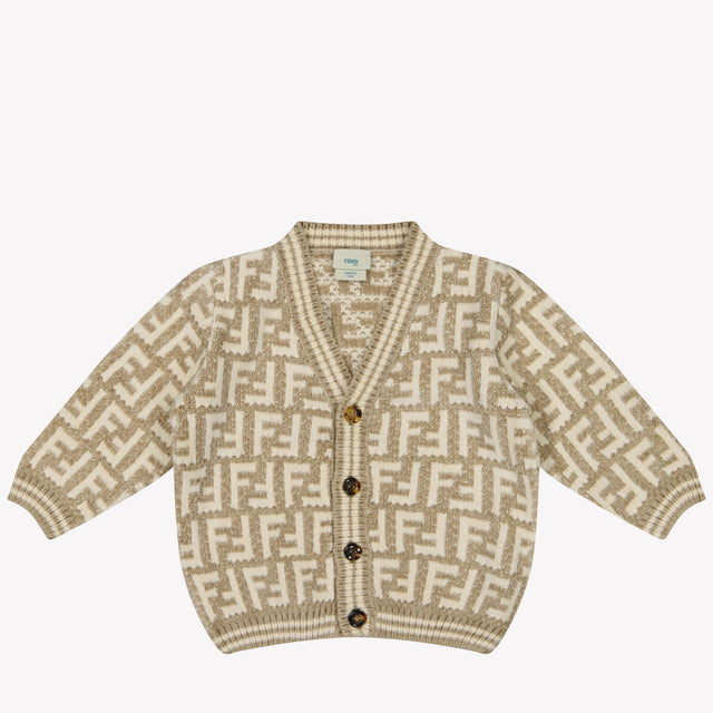 Fendi Bébé Garçons Gilet Beige