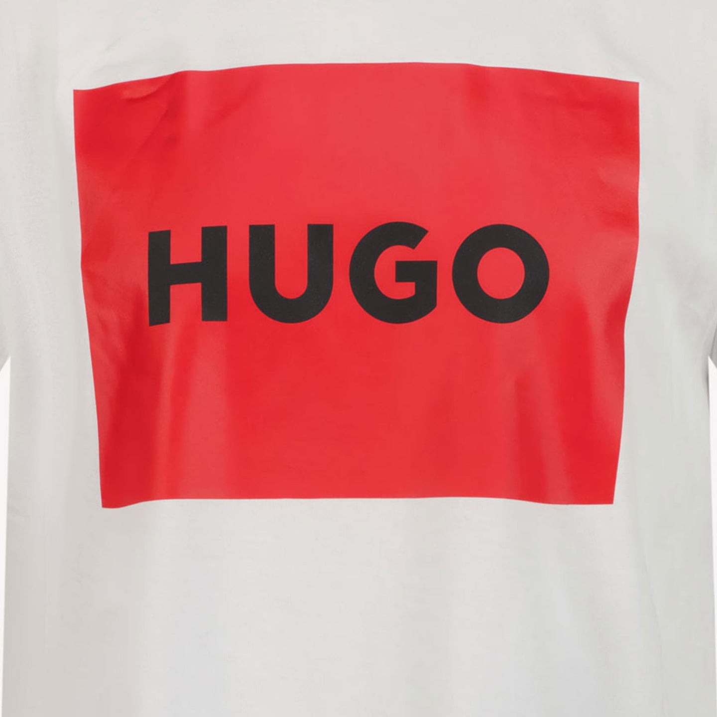 Hugo Kinder Garçons T-shirt Blanc