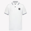 Stone Island Chicos Polo Blanco
