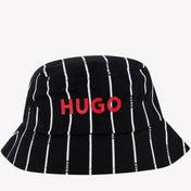 Hugo Kinder Garçons Chapeau Noir