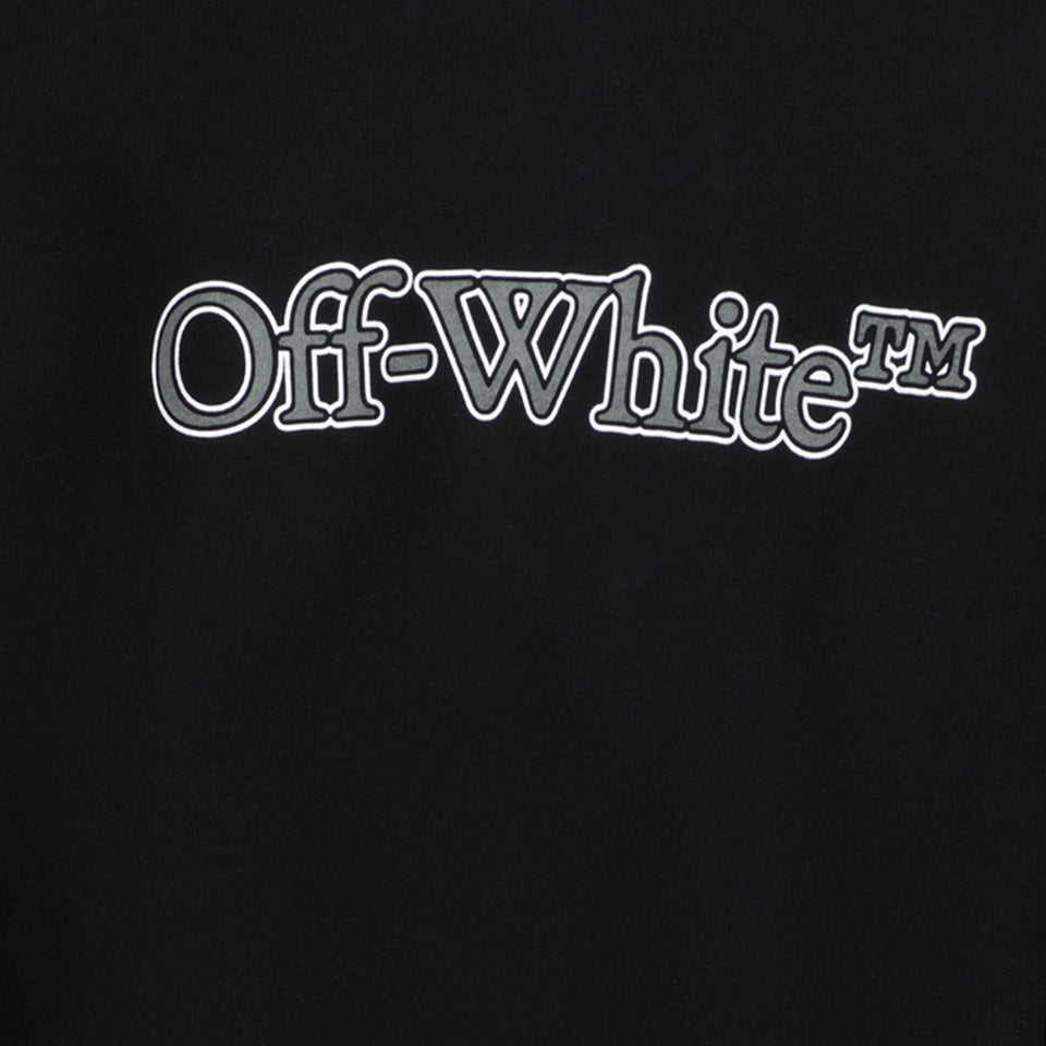Off-White Jungen T-Shirt Schwarz