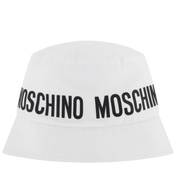Moschino děti dívky klobouk bílý